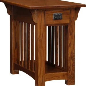 Mission style One Drawer Table with Shelf