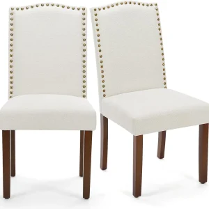 Upholstered Dining Chairs, Set of 2